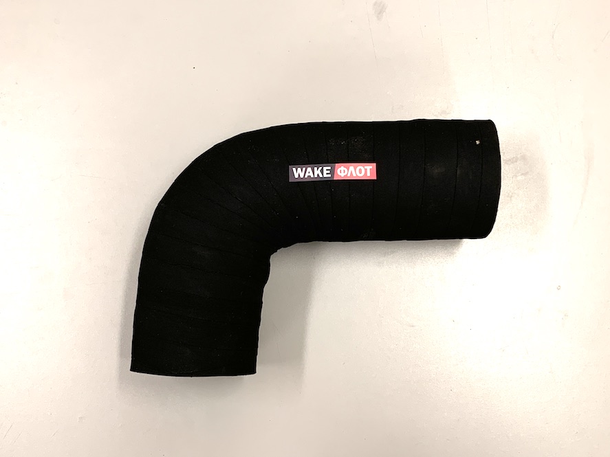 Патрубок выхлопной 90*, диаметр 3.5 дюйма MALIBU 3211005