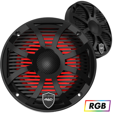Морская акустическая система WET SOUNDS REVO-6 SW-B с подсветкой RGB