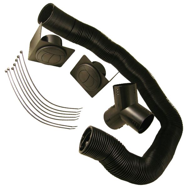 Сопло отопителя, разводка печки с хомутами, комплект