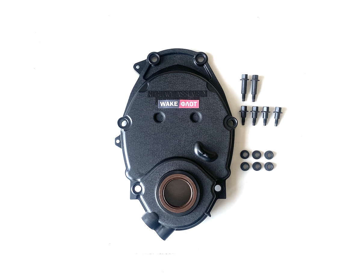 Крышка ГРМ, с сальником, GM 4.3L без датчика коленвала