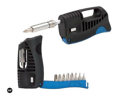 Отвертка с битами трансформер, 9 шт, 1/4, 010145