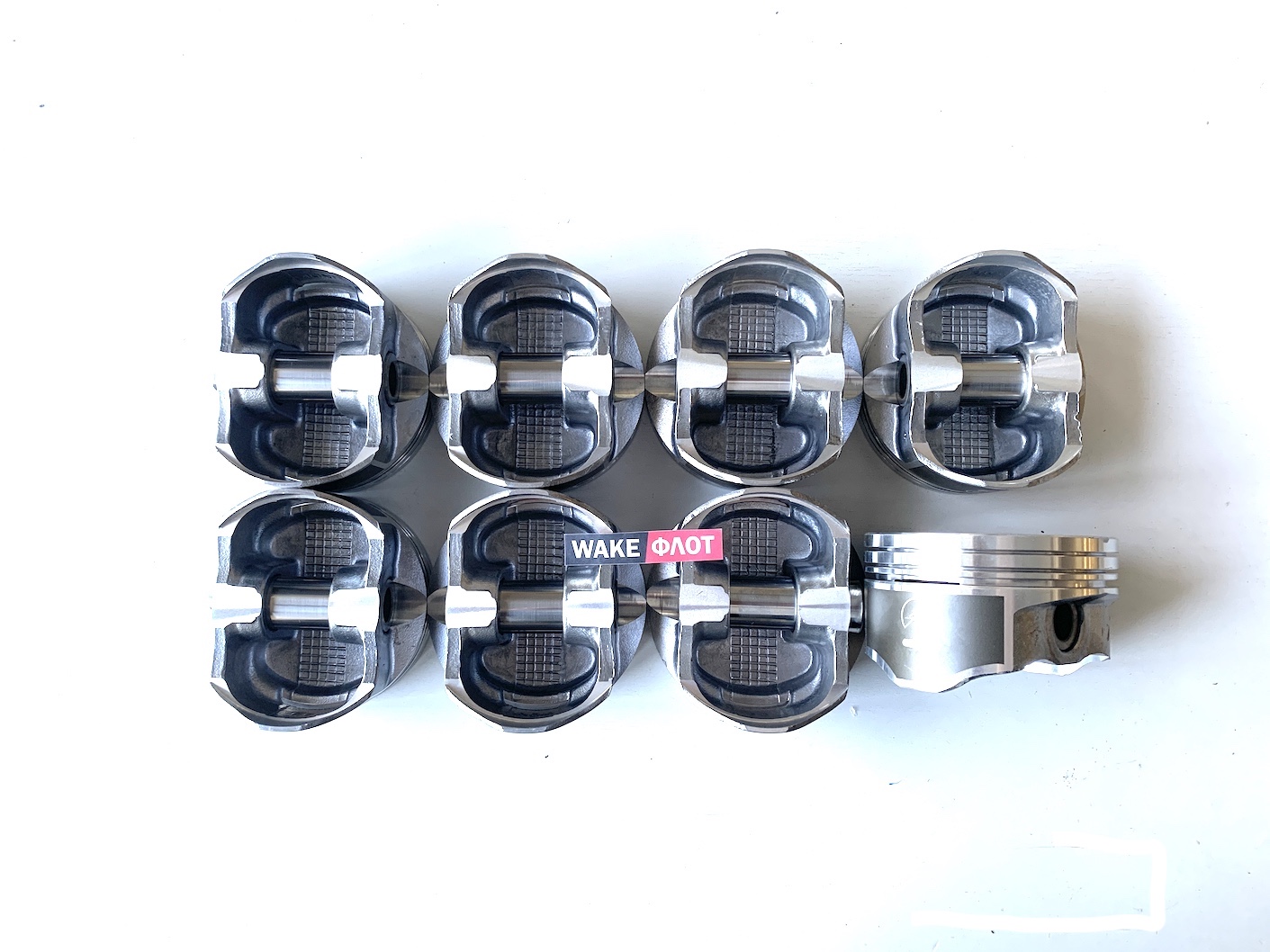 Поршень с пальцем GM 6.0L LQ4 ремонт +0.020 комплект 8 шт.