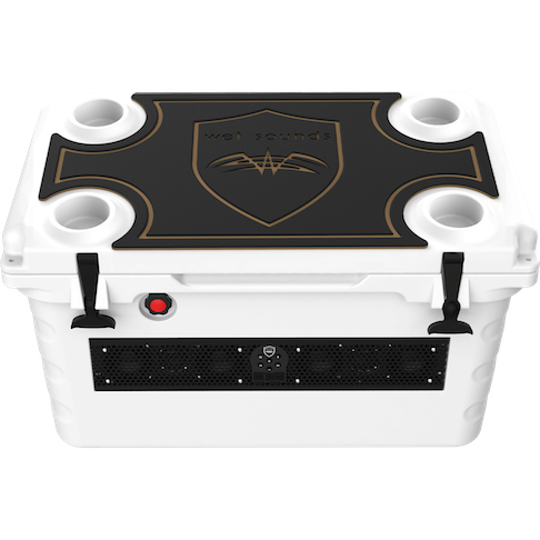 Наклейка декоративная крышки холодильника WET SOUNDS Top Kit Black over Whiskey