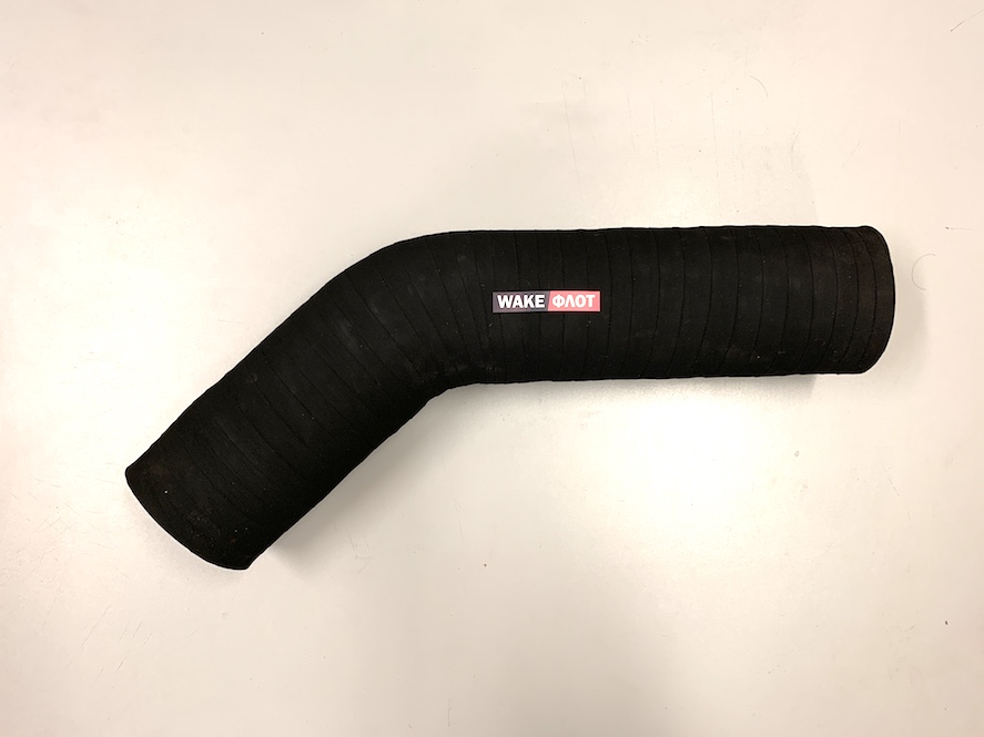 Патрубок выхлопной 45*, диаметр 3.5 дюйма