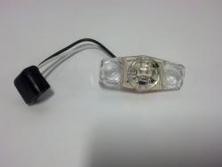 Лампа прицепа, вспомогательная, оранжевая в белом корпусе, BOATMATE