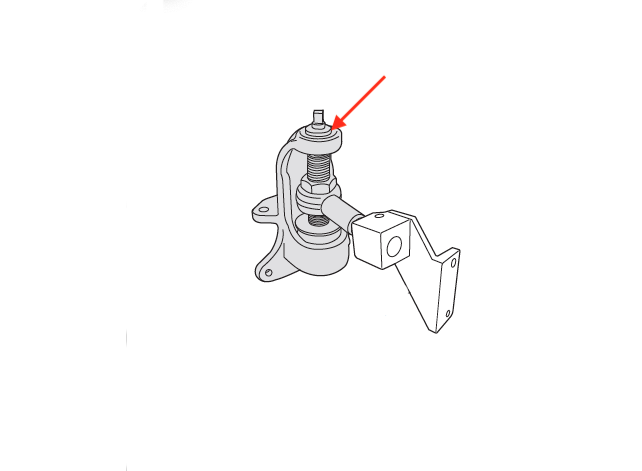 Втулка опоры двигателя/трансмиссии PCM верхняя