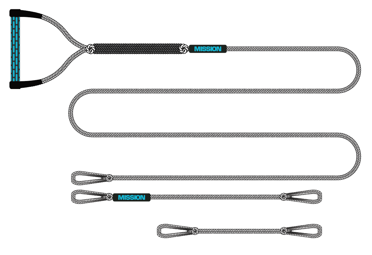 Фал для вейксерфинга MISSION SURF ROPE
