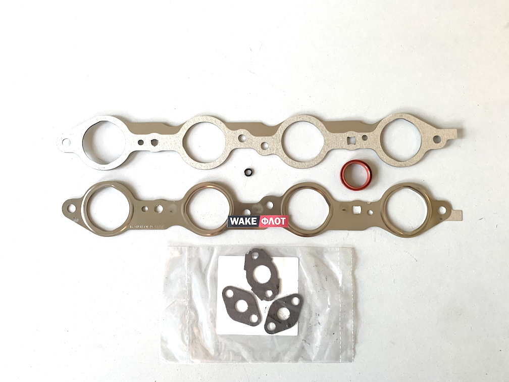 Прокладка выхлопного коллектора, GM 5.3L - 6.0L - 6.2L металл комплект 2 шт