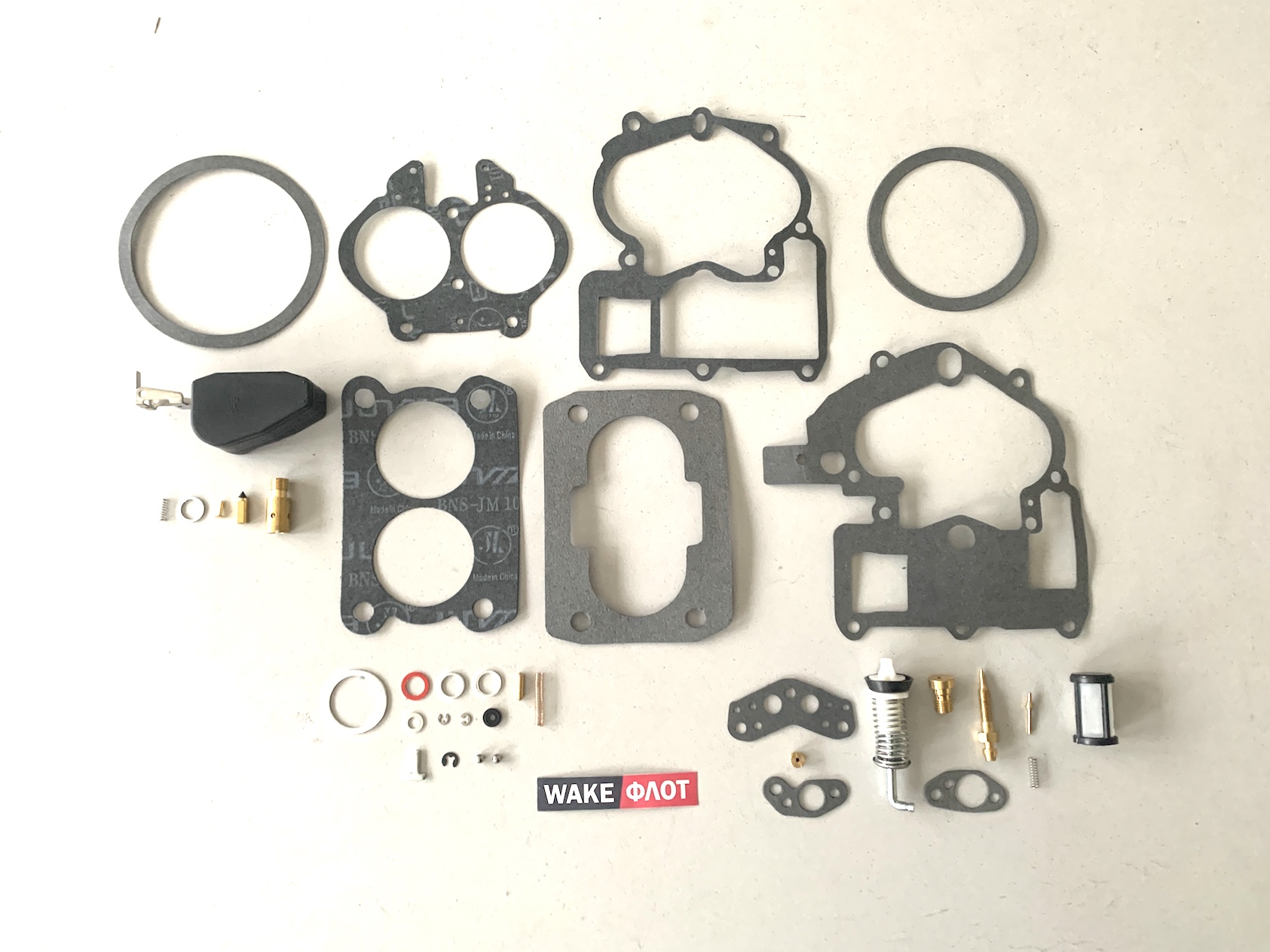 Ремкомплект карбюратора MERCRUISER 3.0L - 4.3L - 5.0L - 5.7L 3302-804844 (замена)