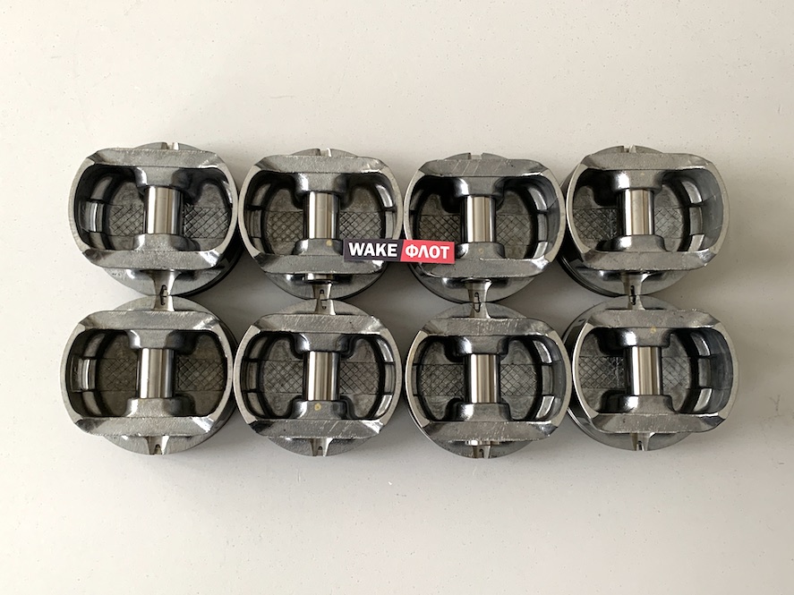 Поршень с пальцем, GM 6.0L LY6, ремонт 0.020, комплект 8 шт