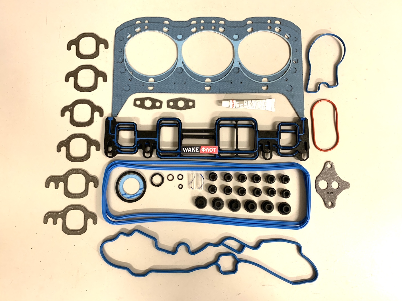 Ремкомплект двигателя GM 4.3L MERCRUISER VOLVO PENTA (замена) верхний VORTEC