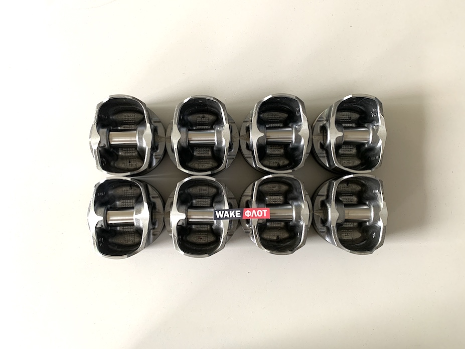 Поршень с пальцем, GM5.3L DI L82, ремонт 0.020, комплект 8 шт