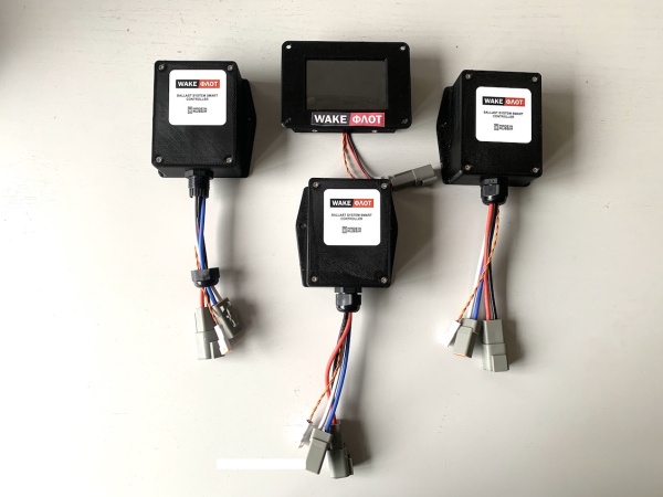 Балластная система WAKEFLOT для трех балластов