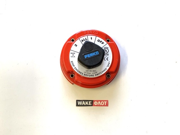 Переключатель аккумуляторов для двух аккумуляторов PERKO 8501DP