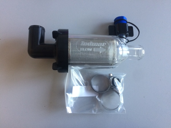 Фильтр водный, водозабора, двигателя, INDMAR с быстрым подключением промывки