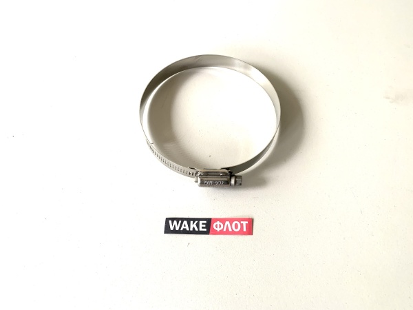 Хомут выхлопной системы усиленный 108-130 мм нерж.сталь